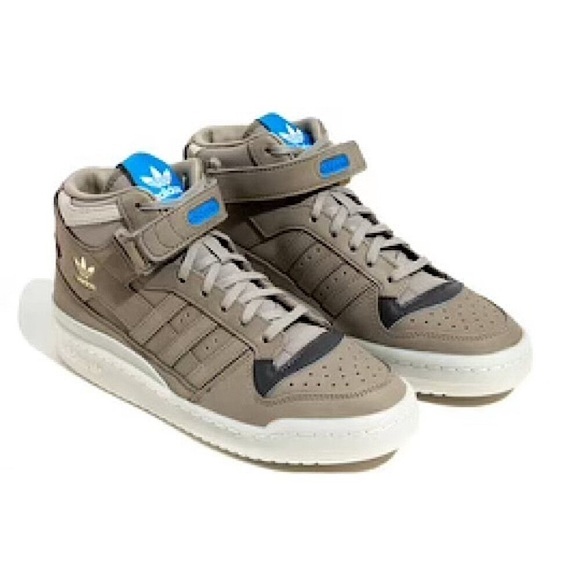 🔥 🆕 ADIDAS ORIGINALS Forum Forum Mid Clay Sesame 84 Men’s Size 8.5 - Picture 2 of 16